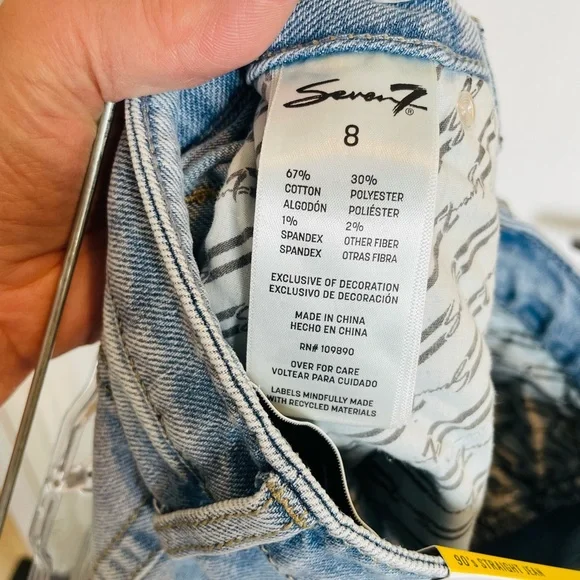🦋Seven7 Key West ‘90s Straight Leg Jeans - Picture 9 of 12